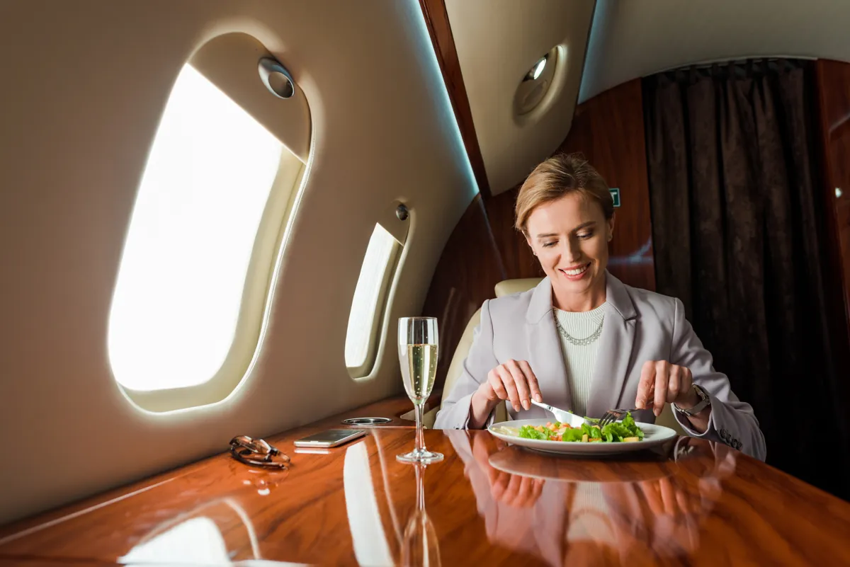 Dining on board